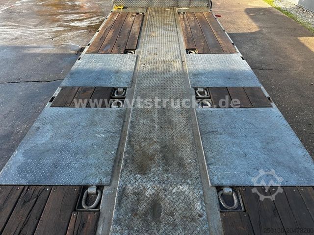 Semirremolque de plataforma baja Özsan VEGA 2Achs Tieflader Rampen