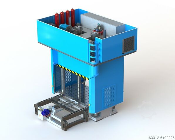 油圧プレス Hidrobrasil 400 Tonnen Viersäulenpresse