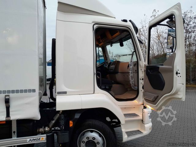 Camião plataforma com lona DAF FA XB 290 16t Junge Curtainsider