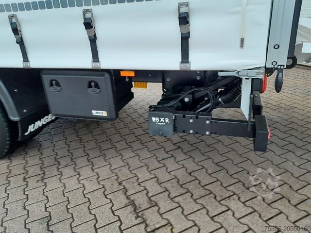 Camião plataforma com lona DAF FA XB 290 16t Junge Curtainsider