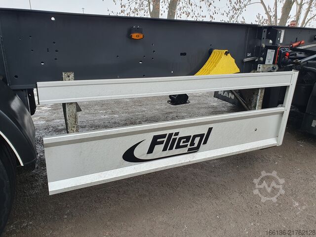 Semirremolque volquete FLIEGL 3-Achs Alu Kipper DHKA 390 - 50m³