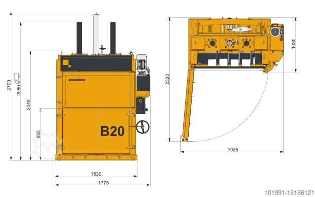 Presă de balotat BRAMIDAN Baler B20 - PVM
