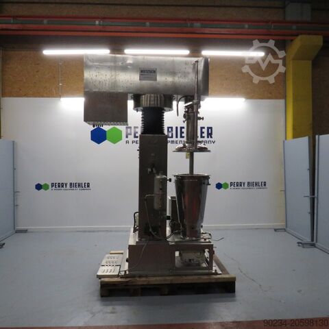15 kW Netzsch Model PMD Pharma 50 Stainless Steel Pre-Mix Disperser NETZSCH PMD Pharma 50