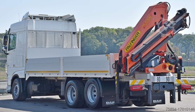 Kamyon üzerine monteli vinç DAF XF 530 Pritsche 6,30 m + PK 15500 * TOPZUSTAND