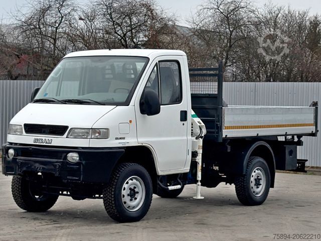 Truck-mounted crane van IVECO SCAM SM 35 *Pritsche 3,00m + KRAN