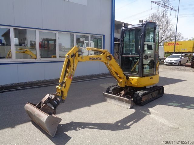 Minigraver KOMATSU PC16R Powertilt + GL