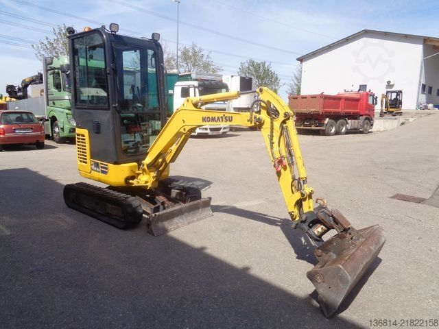 Minigraver KOMATSU PC16R Powertilt + GL