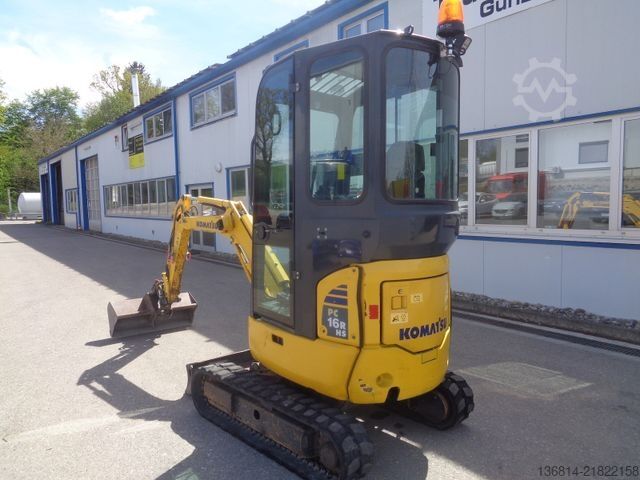 Minigraver KOMATSU PC16R Powertilt + GL