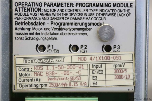 AC servo controllers Indramat MAHO KDS 1.1-50-300-W1 MH 800C