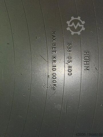 Metal cutting Tooling ROHM - 3538 RÖHM 3538