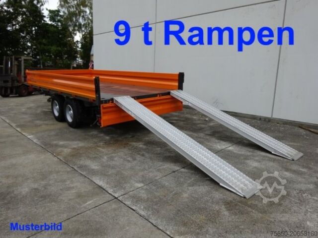 Remolque volquete Möslein TTD 11 Weiß neuer Tandem 3- Seitenkipper Tieflader-- Neufahrzeug --