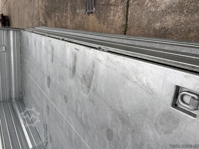 Remolque volquete Möslein TTD 19 AB  19 t Tandem 3 Seiten Kipper TiefladerAufsatzbordwänden-- Neufahrzeug --