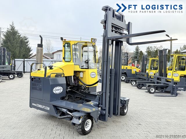 čtyřcestný vysokozdvižný vozík Combilift C4000 GAS DUPLEX 4600 FORK POSITIONER
