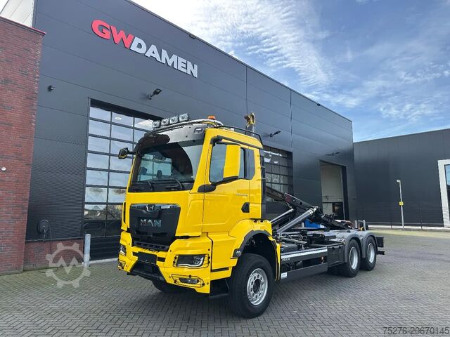 Hệ thống cánh tay móc MAN TGS 26.510 BL 6x4 Hooklift Euro 6D Retarder