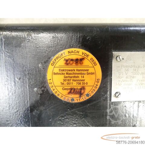 Motor Siemens Siemens 1HU3058-0AC01-Z Motor SN: E9H96579401012 mit 1HU1052  -generalüberholt-