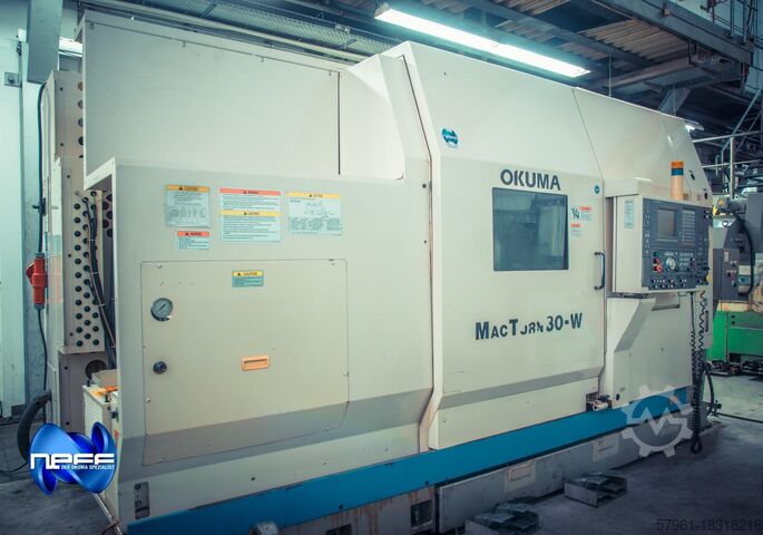 Centro de torneado y fresado CNC Okuma Macturn 30 W OSP 7000L