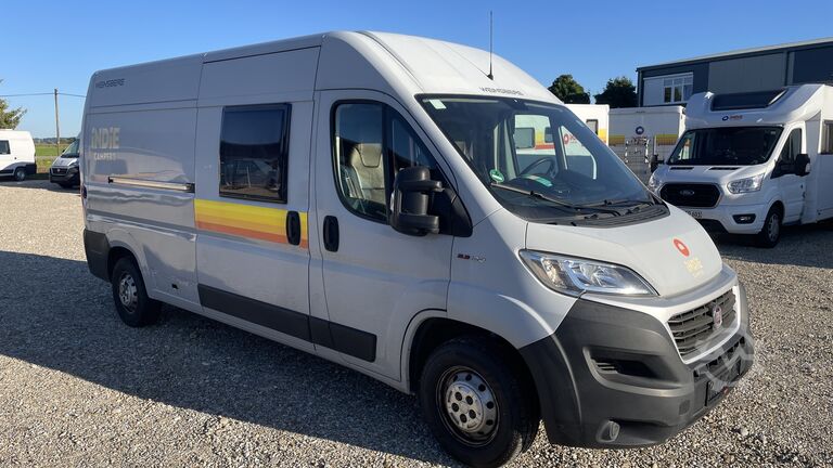Wohnwagen/Wohnmobil Fiat Weinsberg Carabus 600 K | 4 Posti Letto | Completamente Attrezzato