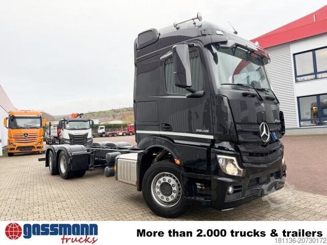 Șasiu de camion Mercedes-Benz Arocs 2553 L 6x2, Retarder, Lenk-/Liftachse,