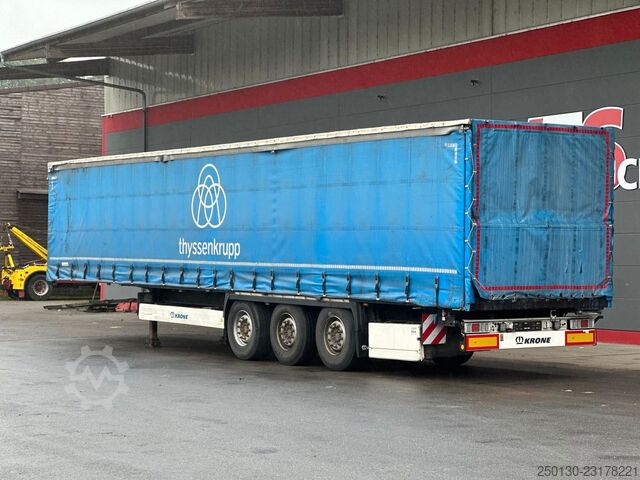 带篷布的开放式半挂车 KRONE SD Curtainsider/EDSCHA/Liftachse/Box