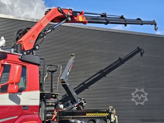 Система крюкообразных рычагов Volvo FM 420 8x2 / HIAB HOOKLIFT + 30 t/m CRANE - KRAN
