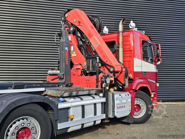 Система крюкообразных рычагов Volvo FM 420 8x2 / HIAB HOOKLIFT + 30 t/m CRANE - KRAN