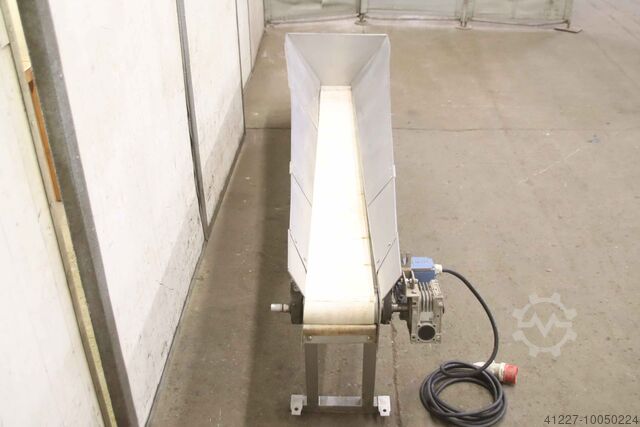 Convoyeur 10,6 m/min Acier inoxydable unbekannt 2910 x 195 mm