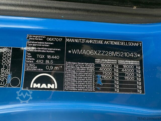 Padrão-SZM MAN TGX 18.440 + EURO 5 + MANUAL