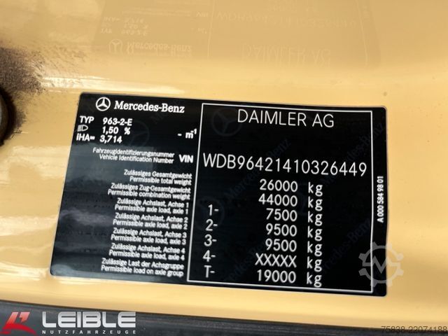 ডাম্প ট্রাক MERCEDES-BENZ Arocs 2645*6x4*Meiller*Bordmatik*AP-Achsen*Alcoa