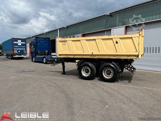 Three-way tipper trailer MEILLER MZDA 18/21 Tandem Kipper 11m³*BPW ECO PlusAchsen