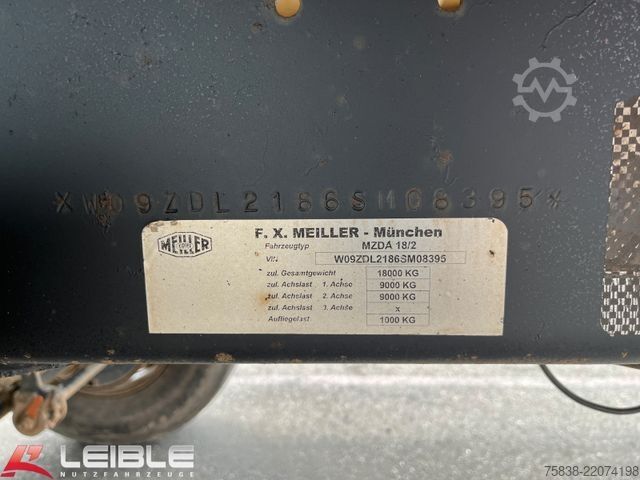 Three-way tipper trailer MEILLER MZDA 18/21 Tandem Kipper 11m³*BPW ECO PlusAchsen