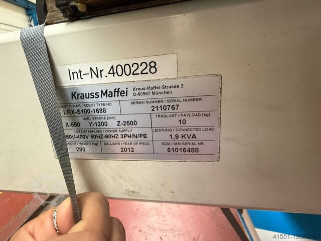 Spuitgietmachines KRAUSS MAFFEI KM180-750 AX Electric machines