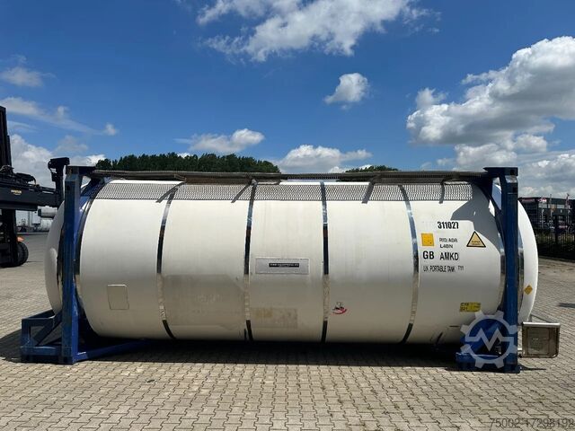 Tankcontainer CPV 31.030L, steam heating, UN PORTABLE, T11