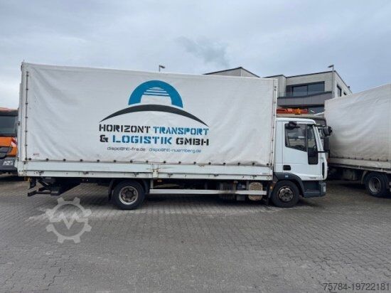 कर्टन साइडर वैन IVECO EUROCARGO 75E18  PLANE, LADEBORDWAND