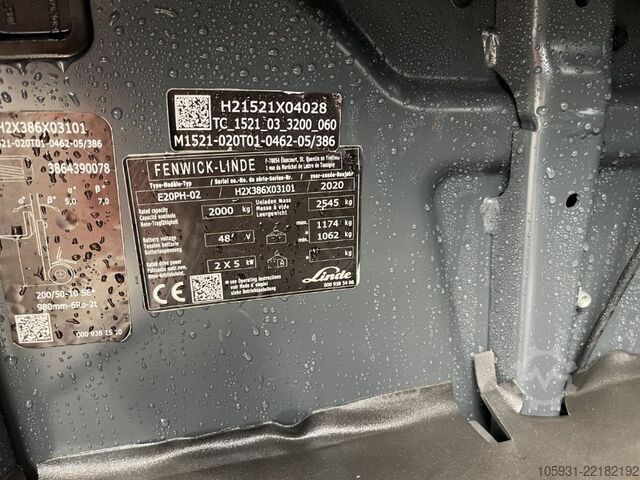 Xe nâng điện 4 bánh Linde E20PH-02