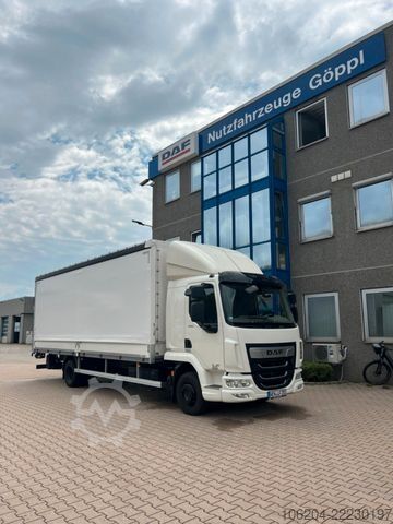 Tovorno vozilo s ravno platformo in ponjavo DAF LF 260 mit Junge Pritschenaufbau 12to LBW