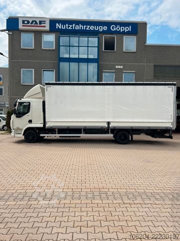 Tovorno vozilo s ravno platformo in ponjavo DAF LF 260 mit Junge Pritschenaufbau 12to LBW