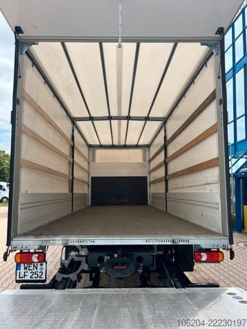 Tovorno vozilo s ravno platformo in ponjavo DAF LF 260 mit Junge Pritschenaufbau 12to LBW
