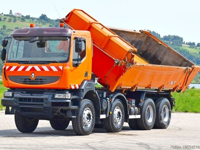 Самосвален камион RENAULT Kerax 370 DXI * Kipper 5,80 m * Bordmatic * 8x4!