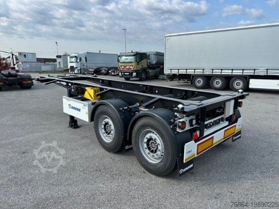 Semi-reboque porta-carroçaria amovível KRONE BOX LINER SZC 18 ADR-CHASSI FüR 20FT CONTAINER,  1-A LIFTACHSE