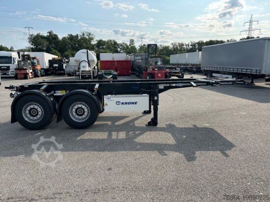 Semi-reboque porta-carroçaria amovível KRONE BOX LINER SZC 18 ADR-CHASSI FüR 20FT CONTAINER,  1-A LIFTACHSE