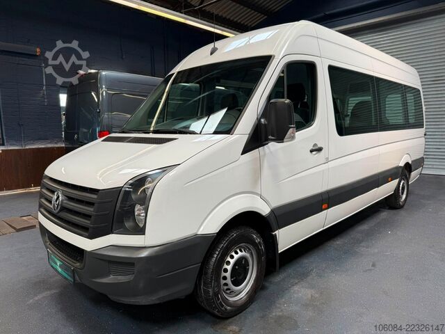 Mikroautobuss VOLKSWAGEN Crafter MAXI L3H2 6 Sitze Klima STHZ AHK 1.Hand