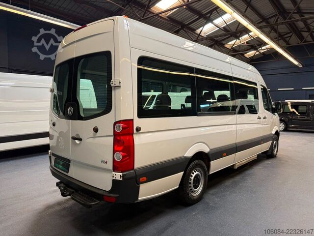 Mikroautobuss VOLKSWAGEN Crafter MAXI L3H2 6 Sitze Klima STHZ AHK 1.Hand