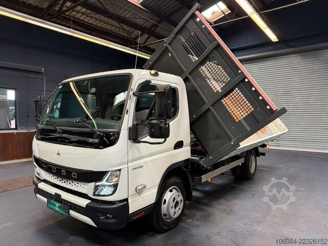 Platvorm-kallur FUSO Canter 7C18 3 Seiten Kipper Klima LED SPUR AHK