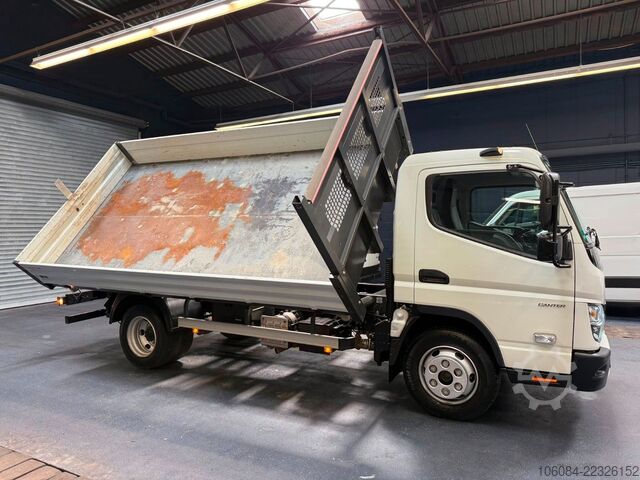 Platvorm-kallur FUSO Canter 7C18 3 Seiten Kipper Klima LED SPUR AHK