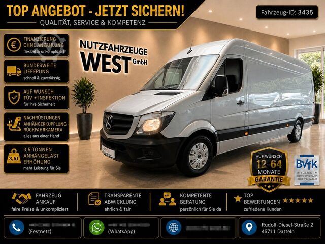 High top van MERCEDES-BENZ Sprinter 314/316 CDI Maxi*AHK=3.500Kg*Garantie*