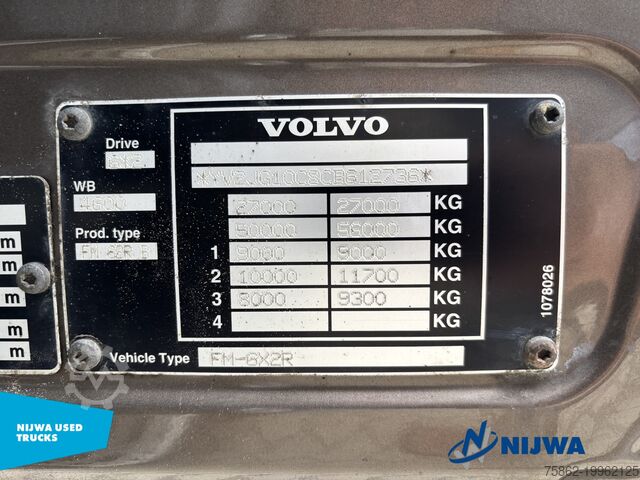Konteineru pārvadājumi Volvo FM 420 6X2 NCH Kabelsysteem + A-Ride