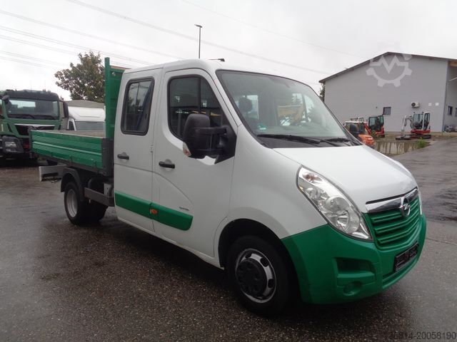Furgón volquete OPEL Movano R4500 Zwillingsbereift AHK 7-Sitzer