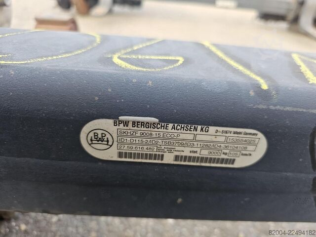 Eje BPW SKHZF 9008-15 ECO P / MEGA AXLE / DISC