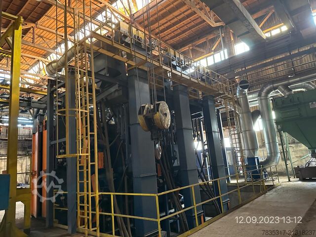Machine de fonderie ABRAZIV Engineering Office and Mfg. Ltd. shot blasting machine CM1500-8