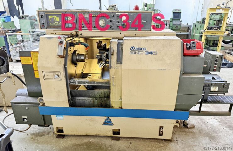 CNC-sorvi automaattisorvauskone sorvi Miyano Citizen ( kein Traub Okuma DMG ) BNC 34-S Gegenspindel + JNC 45-T 2. Rev